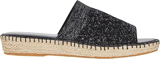 Negro/Silver Genevieve Weave Stitch Lite/Punto de mano tonal