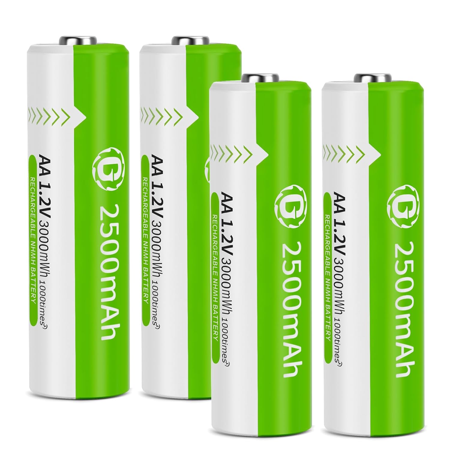 Ni-MH AA Rechargeable Batteries AA 1 2V 1300mAh Nimh Rechargeable Batteries for Solar Lights