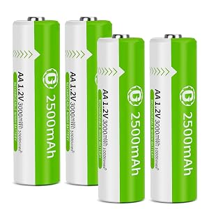 Ni-MH AA Rechargeable Batteries AA 1 2V 1300mAh Nimh Rechargeable Batteries for Solar Lights