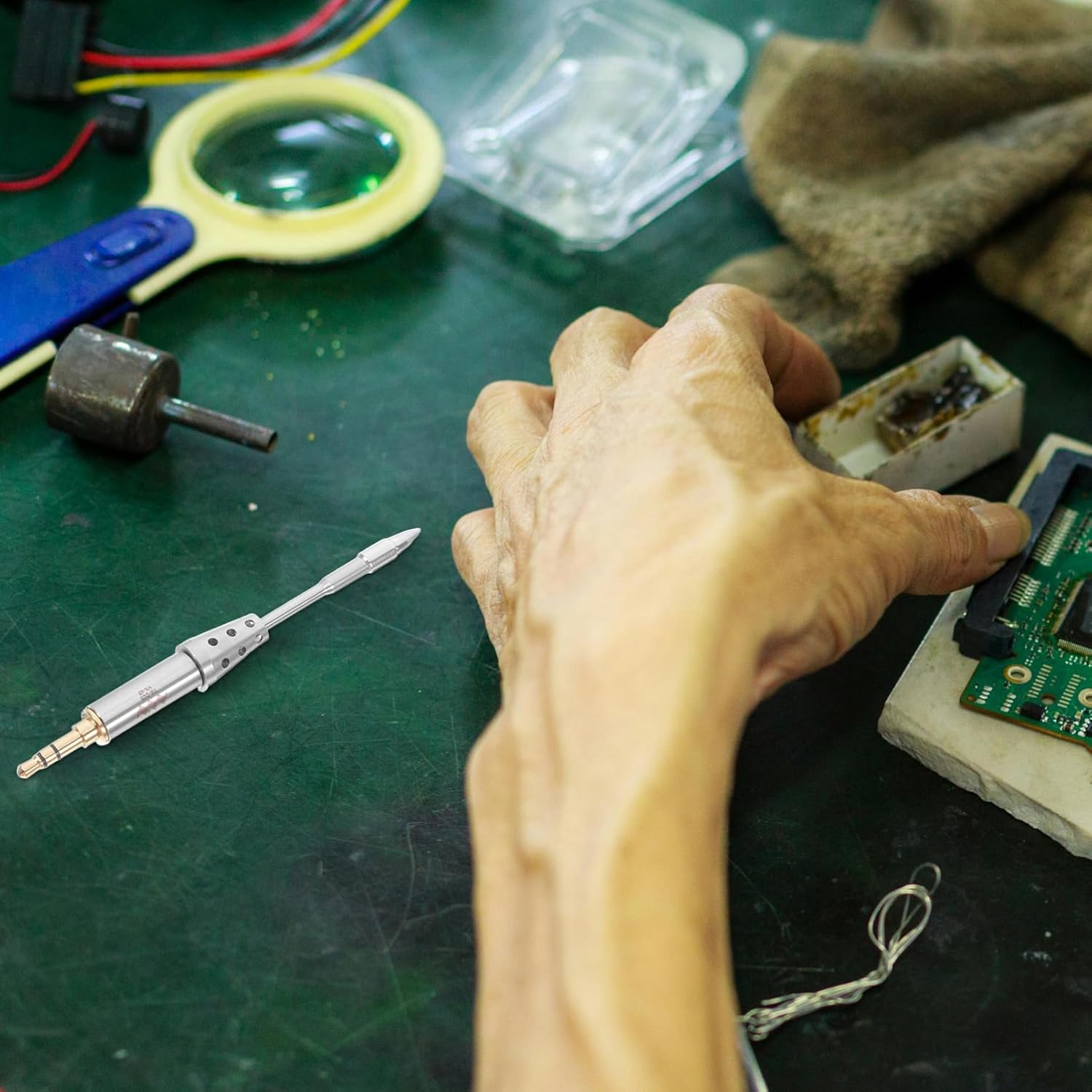 Soldering Iron Tips Replacement for Metal Tips for Welding Projects Easy Installation Compatible Cordless Soldering Station