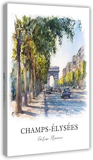 BMtyDG Champs Canvas Poster Wall Art Prints Room Aesthetic Murals Bedroom And Living Decorations Frame 24x36inch