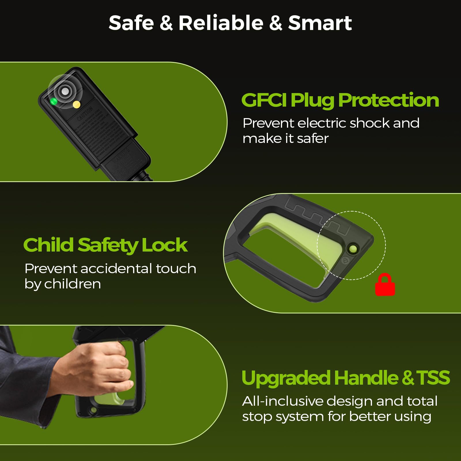 Electric Pressure Washer - 4000PSI 2.8GPM Electric Power Washer with 35ft Cord 26ft Hose, High Pressure Washers Includes 5 Nozzles, Foam Cannon for Cars, Homes, Driveways