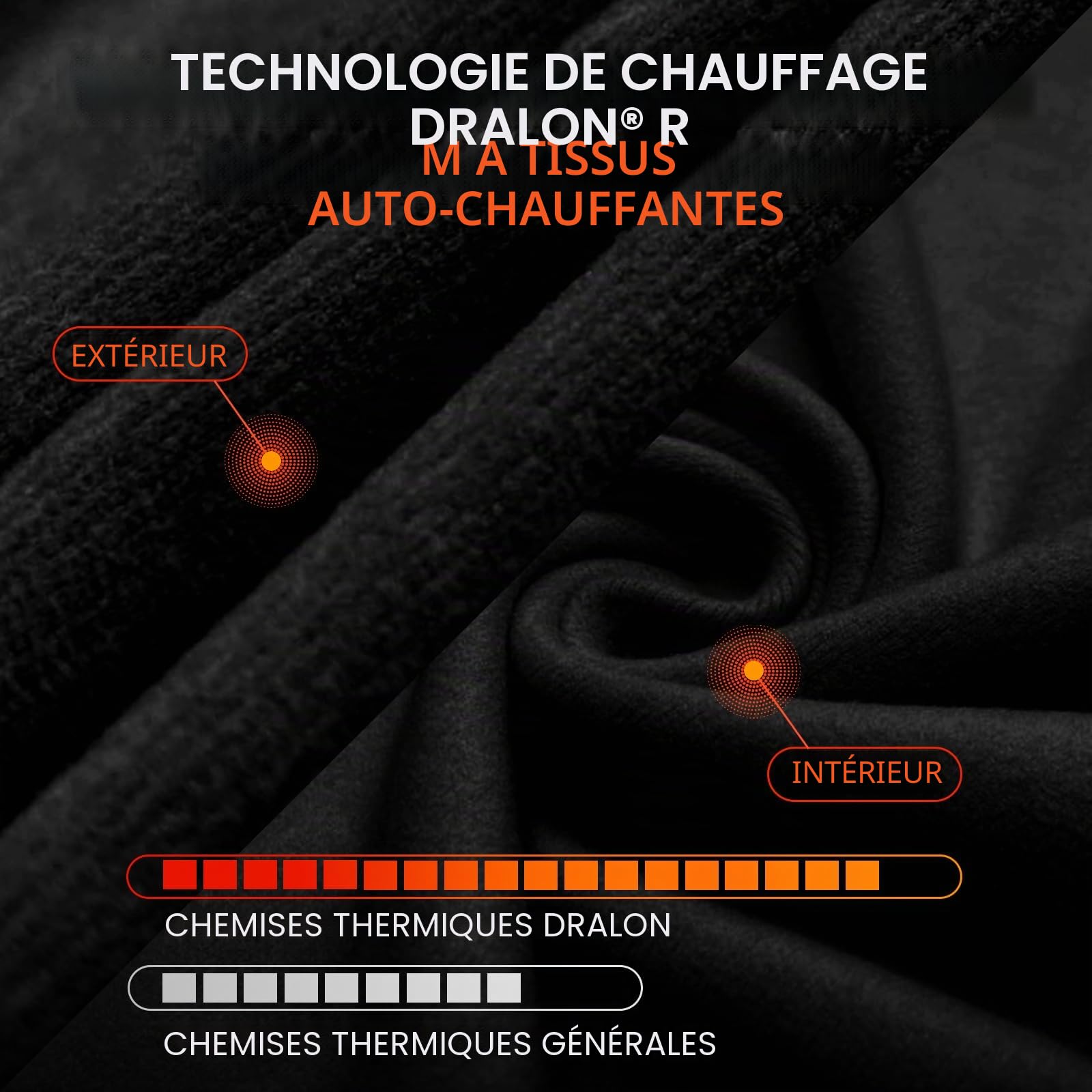 WOWENY T-Shirt Thermique à Manches Longues pour Femme - Pull Chaud d'Hiver - Col en V - Fonctionnel