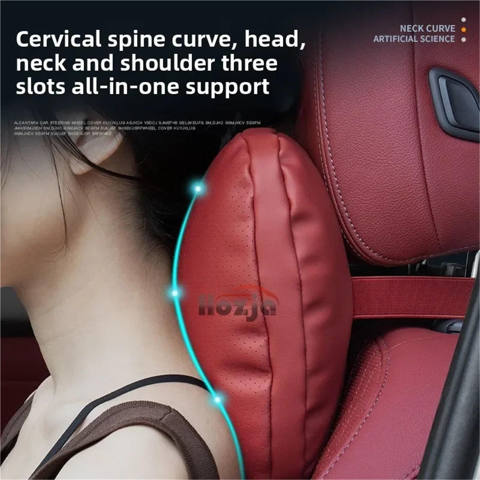 Cojin Reposacabezas Coche Reposacabezas y soporte cervical Cuello del automóvil