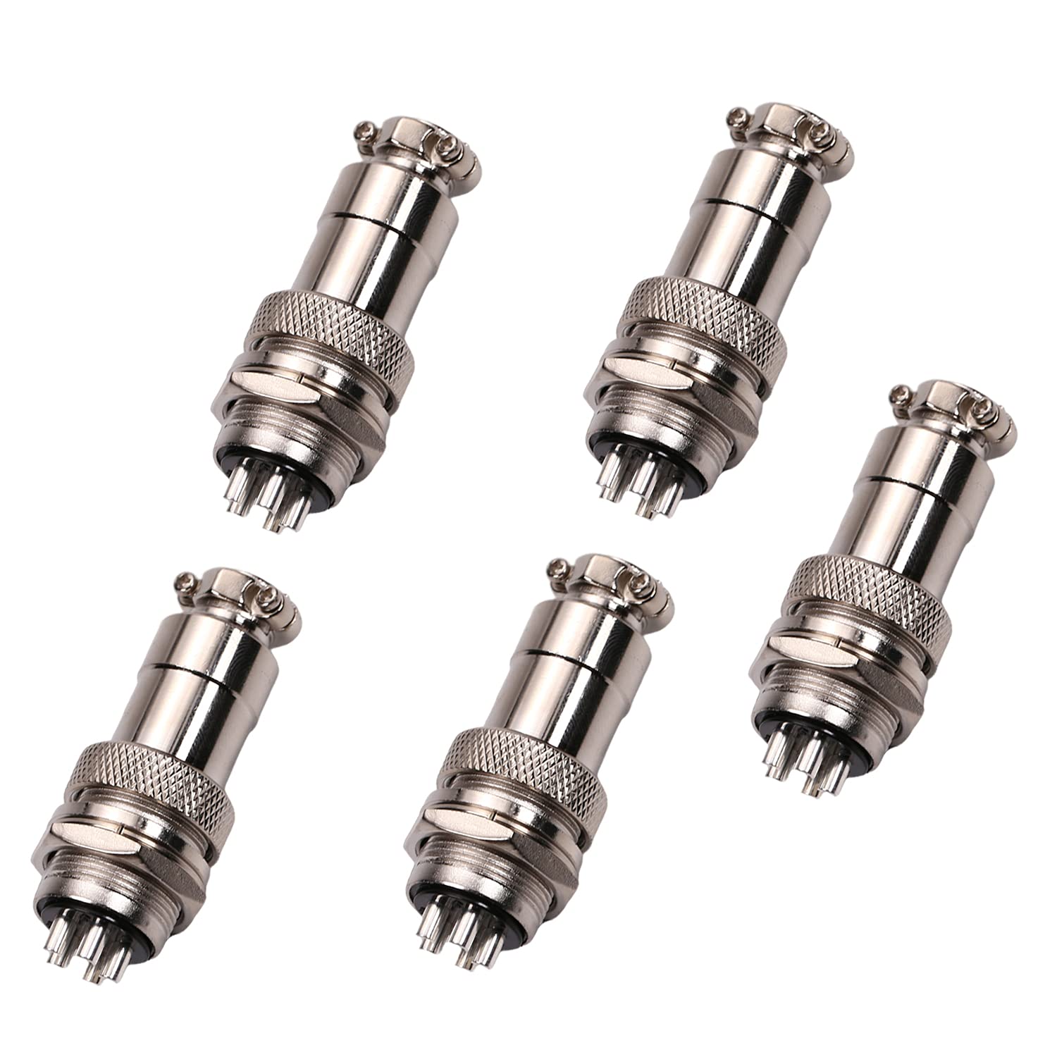 Heyiarbeit 5Pin Aviation Connector 10A 150V Male Female