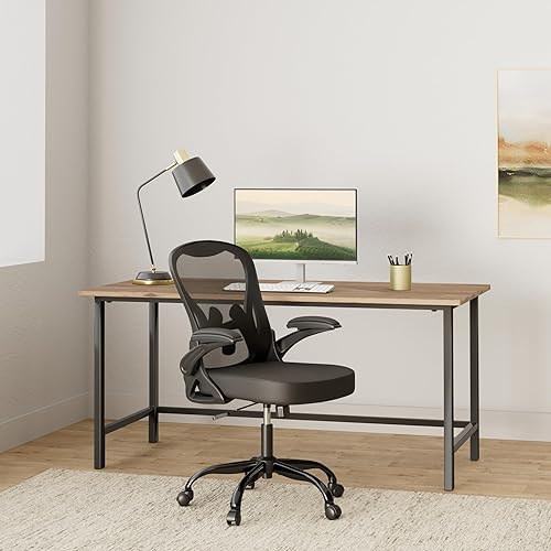 Miniatura 2 de Winrise Silla de oficina, silla de escritorio, silla ergonómica de malla para computadora, sillas de escritorio de oficina en casa, silla giratoria
