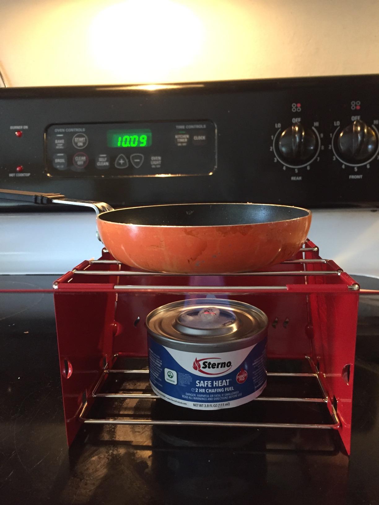 Sterno Camp Stove Kit with Frame and WindShield Panels