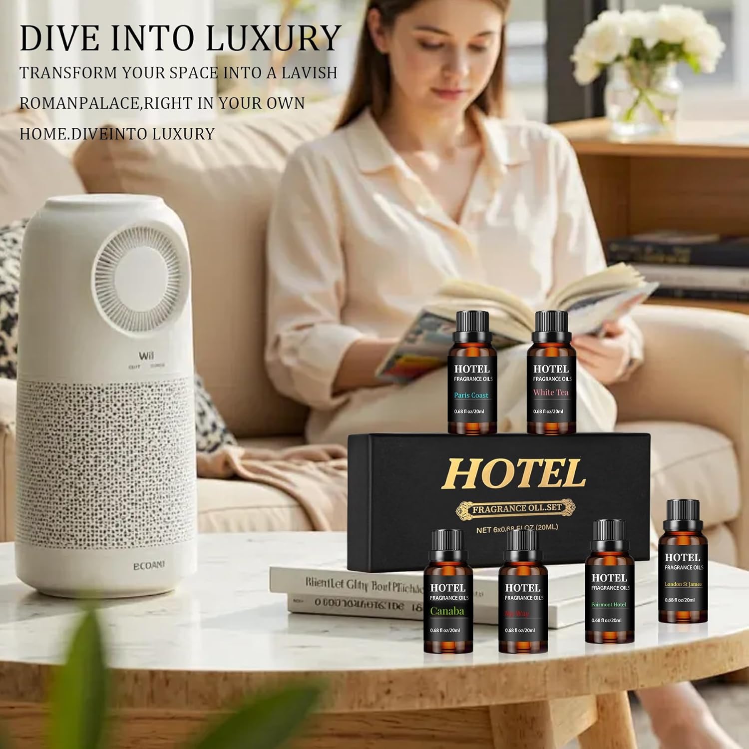 Hotel Collection Luxury Scent for Diffuser Oils Set Inspired by The My Way 、Westin White Tea、Ritz Carlton Hotel Scent - Image 6