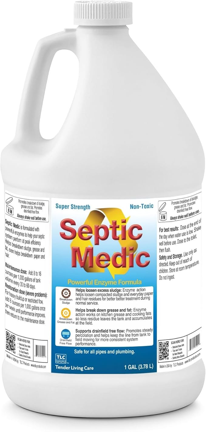 Breakdown Cleaner Label Amazon.com: Septic Medic Septic Tank Treatment, Enzyme System Cleaner ...