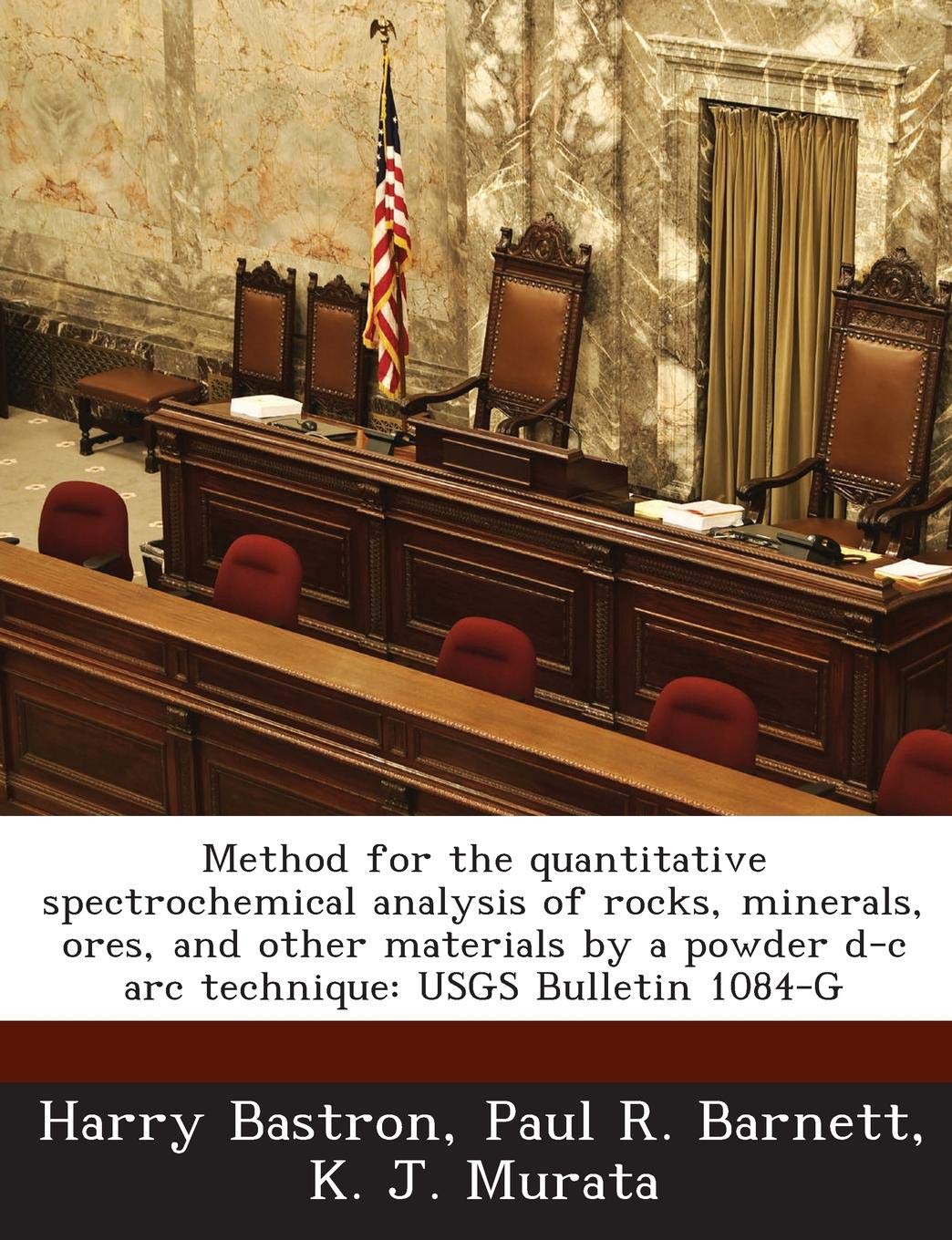 Method for the quantitative spectrochemical analysis of rocks, minerals, ores, and other materials by a powder d-c arc technique: USGS Bulletin 1084-G