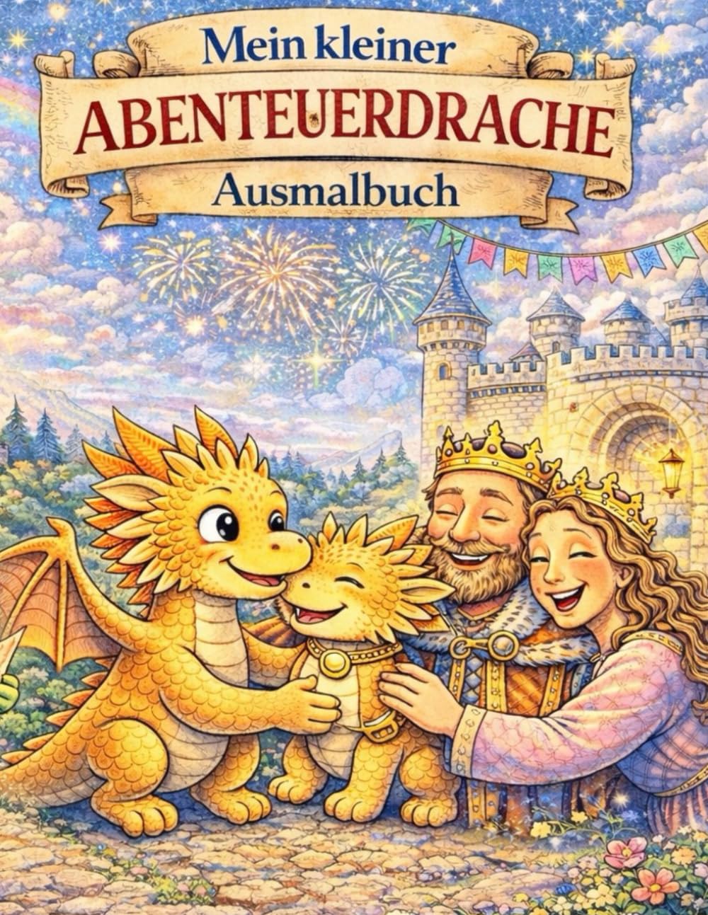 Mein kleiner Drachen - Ausmalbuch