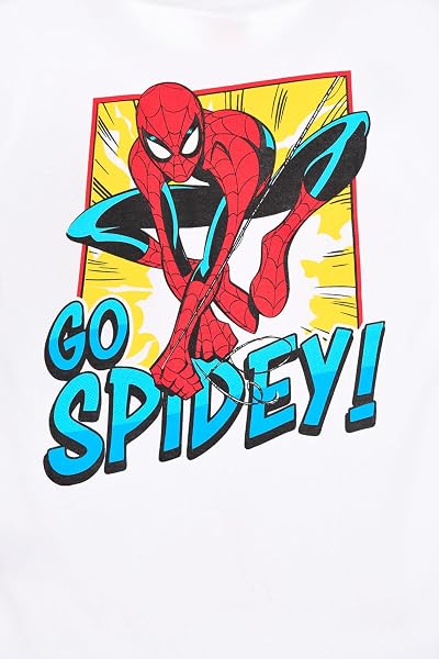 Marvel Spider-Man T-Shirt Bambino 100% Cotone Maglietta Ufficiale Manica Corta β Abbigliamento Spiderman 3-8 Anni Idea Regalo - 5