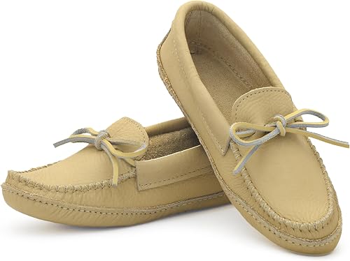 Laurentian Chief Mocassins Homme Intérieur en Cuir Premium Fabriqués au Canada, 