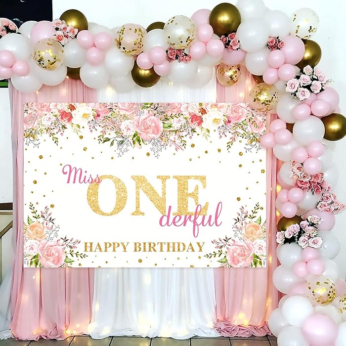 Buy 88 PCS Miss Onederful Party Decoration Little Miss Onederful