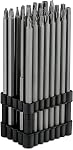 NEIKO 10082A Security Bit Set and Ratcheting Screwdriver | 101 Piece Set | Chrome Vanadium Steel | Screwdriver Bit Set Phillips, Tamperproof Torx Bits, & Flat | 1/4" Hex Shank Magnetic Bit Holder
