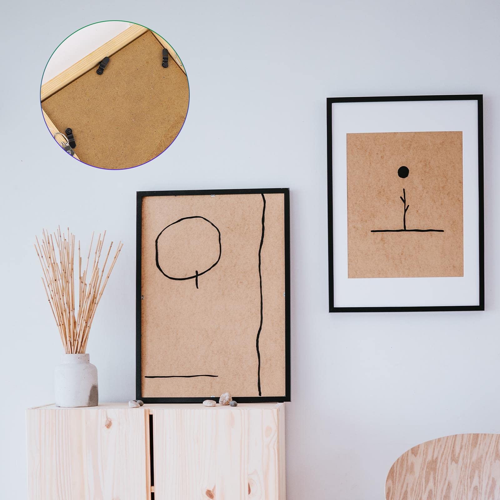 100 PZ Bottoni Rotanti DIY Ganci Per Cornici Per Foto - Foto 6