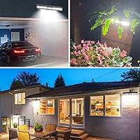 Vista 6 de Clip On Solar Motion Lights Outdoor Waterproof, 2 Pack Motion Sensor Outdoor Lights with 36 LEDs, 6000K, Portable Solar Powered Security Light for