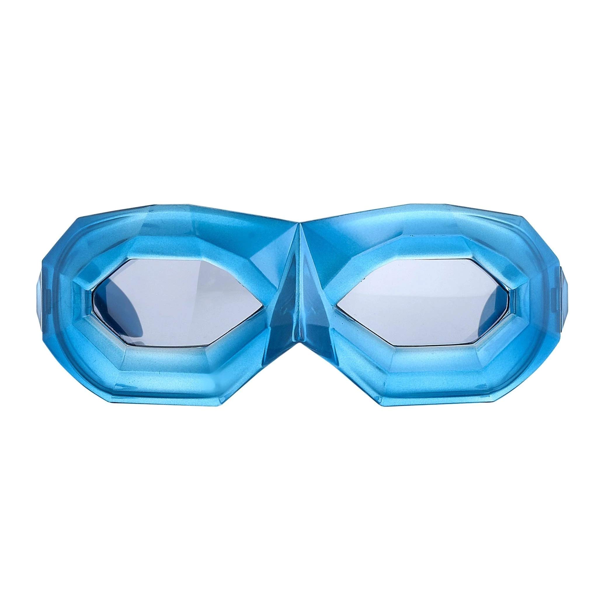 Walter Van Beirendonck Sunglasses Special Frame Shiny Blue and Blue Lenses - WVB2C7SUN