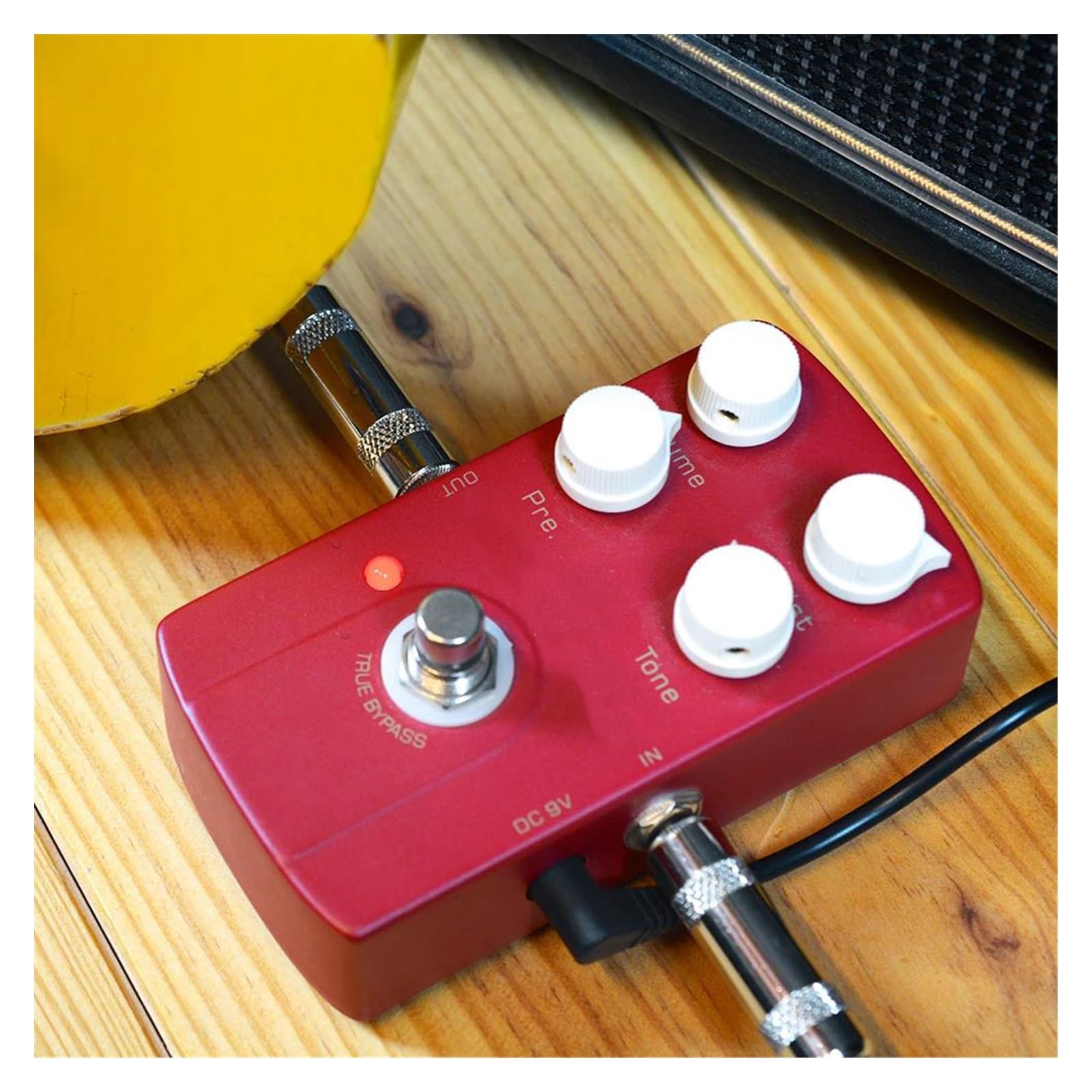 Efekt Gitarowy Typu Distortion Z 4 Pokrętłami Regulacyjnymi(JF 39)