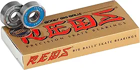 Bones Rolamentos para skate Big Balls Reds Pacote com 8