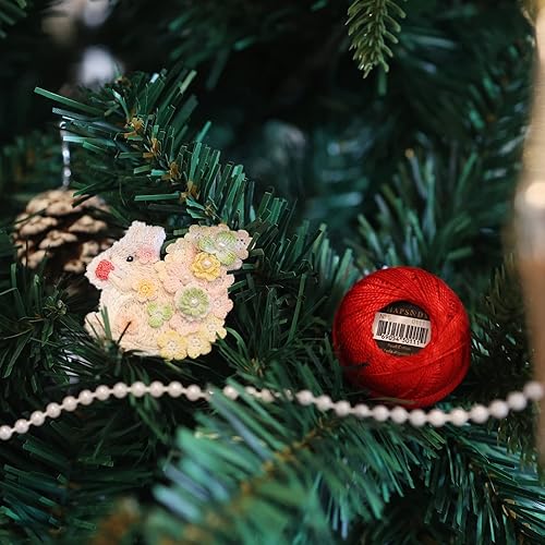 Miniatura 3 de Rhapsody Pearl Cotton #8 - Juego de 12 bolas de hilo de ganchillo para tejer, bordado, sashiko, punto de cruz, costura, aguja, bricolaje, acolchado