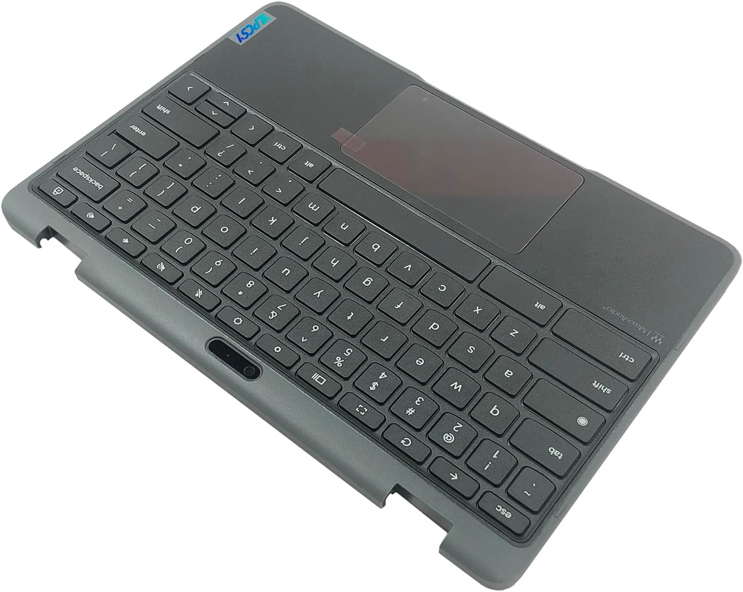 Replacement for Lenovo Chromebook 300E Yoga Gen4 (WFC) Laptop Upper Top Cover Case Palmrest US Keyboard Touchpad Assembly Part 5M11H62894 Gray