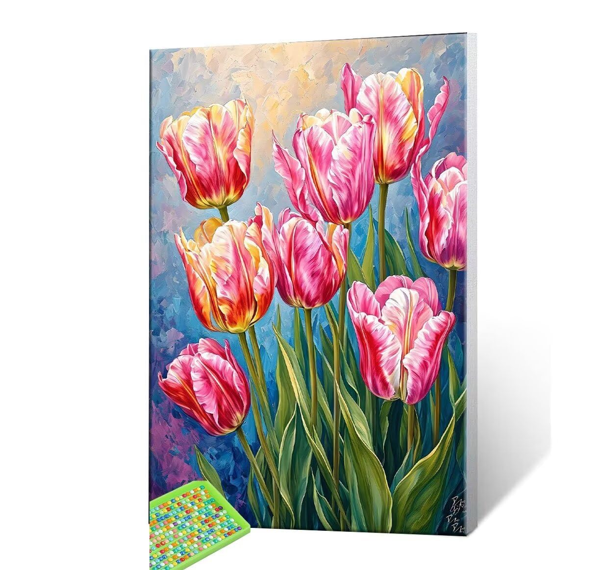 DIY Malarstwo diamentowe 5D, zestawy diamentowych tulipanów dla dorosłych, sztuka ze strasu, płótno, haft, artykuły rzemieślnicze, dla dzieci i dorosłych, idealna dekoracja ścienna do domu, prezenty,