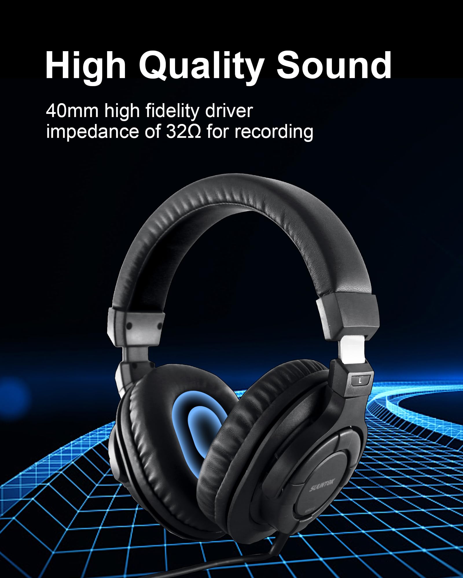 SUUNTOK Over Ear Wired Headphones MR810 - Image 3