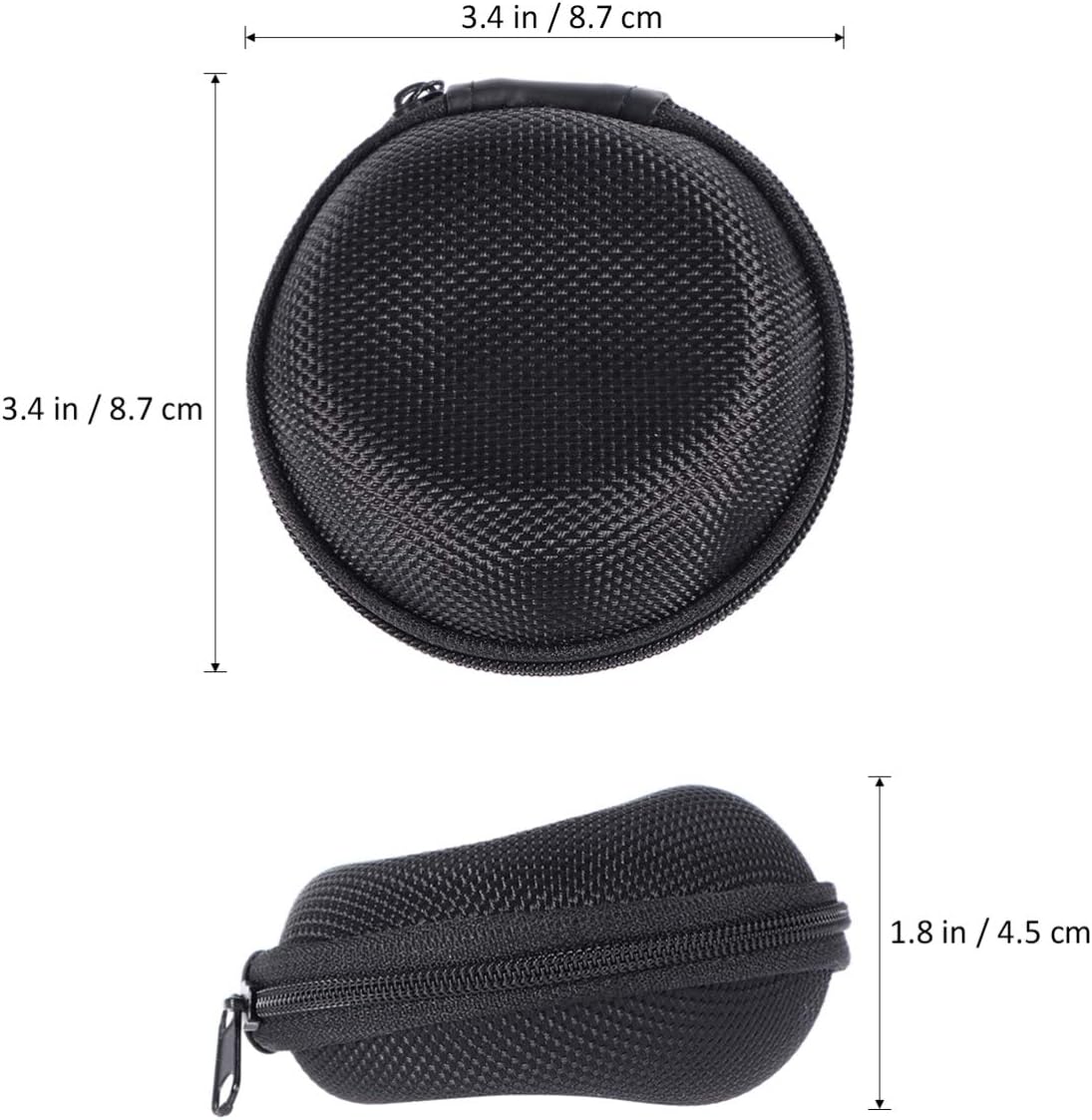 Balacoo Single Watch Travel Case Zipper Portable Durable Soft Felted Interior Watch Cover Storage Organizer Watch Box for Smart Watch Men Travel - Image 3