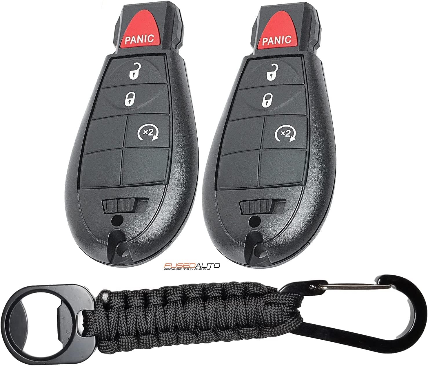 Key Fob FOBIK Replacement Compatible for Dodge Ram 1500 2500 3500 Truck Pickup 2009 2010 2011 2012 Journey Challenger Grand Caravan Jeep Grand Cherokee Commander Keyless Entry Remote Start Control
