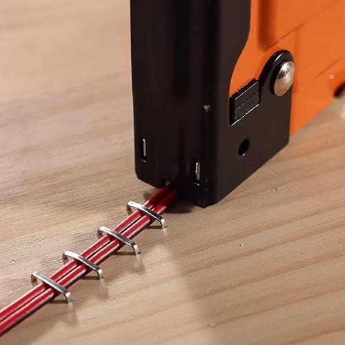 Miniatura 5 de VANQUISH Pistola de grapas 3 en 1 resistente con 600 grapas manual para uso doméstico, tapicería, madera, manualidades, tapicería, decoración DIY