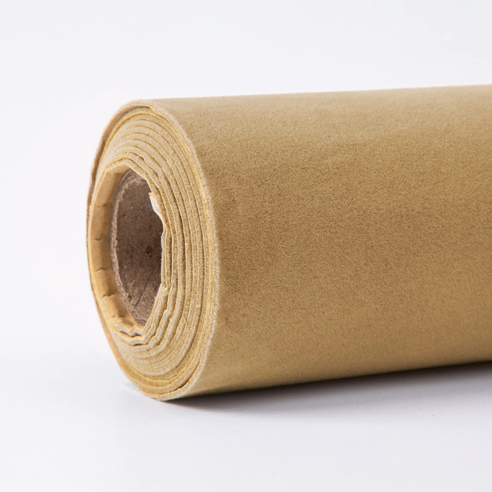 Samoprzylepna aksamitna wyściółka flokowana, Samoprzylepny papier samoprzylepny z filcu o szerokości 150 cm do szuflad, komód, szafek i ekspozycji biżuterii(Khaki,1.5 * 2m)