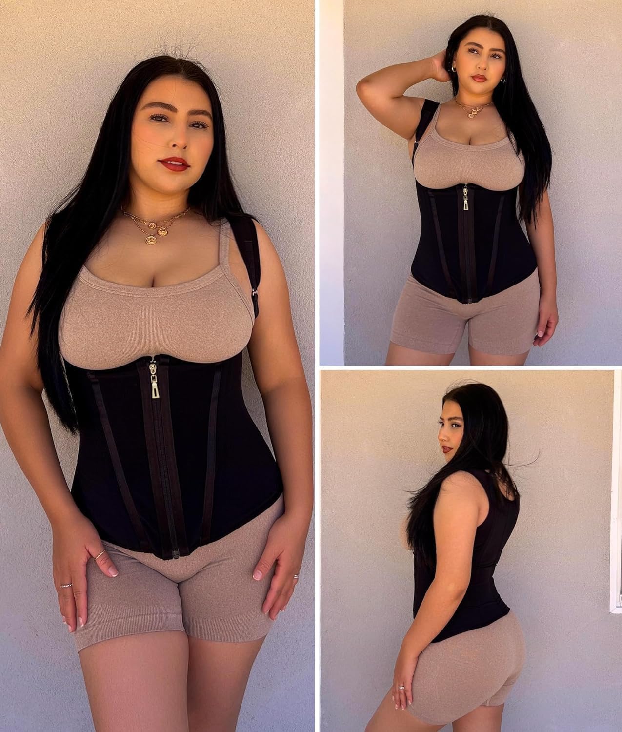 Women's Waist Trainer Underbust Corset for Weight Loss, Adjustable Sports Trimmer Belt Creates Hourglass
