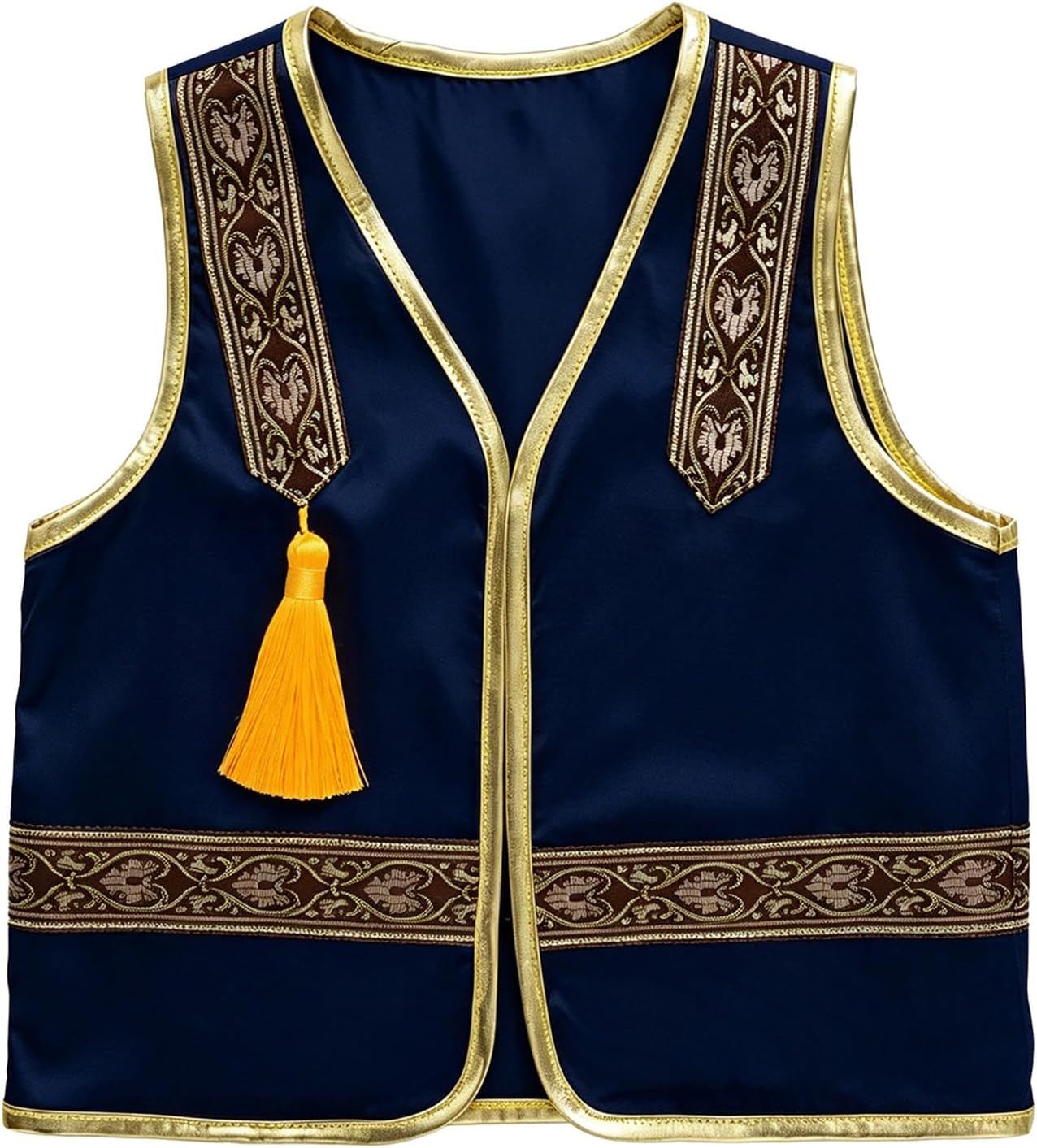 Baby Boys Arabic Vest Jacket Outerwear Outwear Muslim Waistcoat Sleeveless Ethic Tank Top Coat Tassels