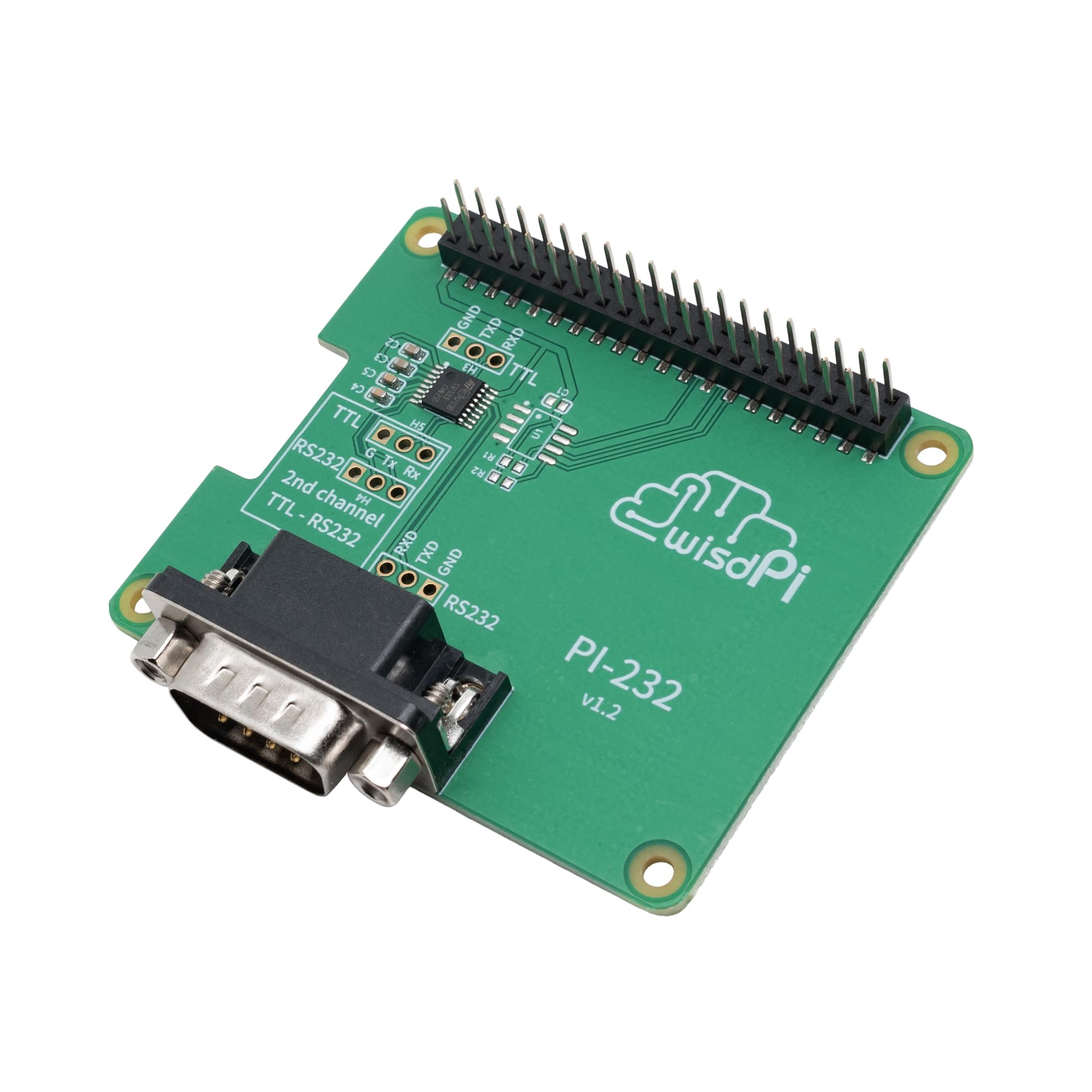 PI-232 | RS232 HAT for Rapsberry Pi A+/B+/2/3/4