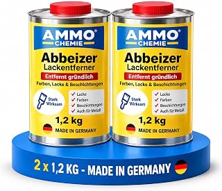 AMMO CHEMIE® Abbeizer [2x1,2 kg] extra stark Lack- & Graffitientferner