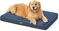 Vista 41 de Bedsure Cama de espuma viscoelástica para perros extragrandes, camas ortopédicas XL para mascotas con funda extraíble lavable y parte inferior