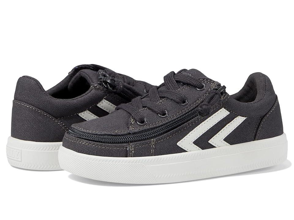BILLY Footwear Kids BILLY CS Street Low (Toddler) (Dark Grey/White) Kids Shoes INTERNATIONAL SHIPPING