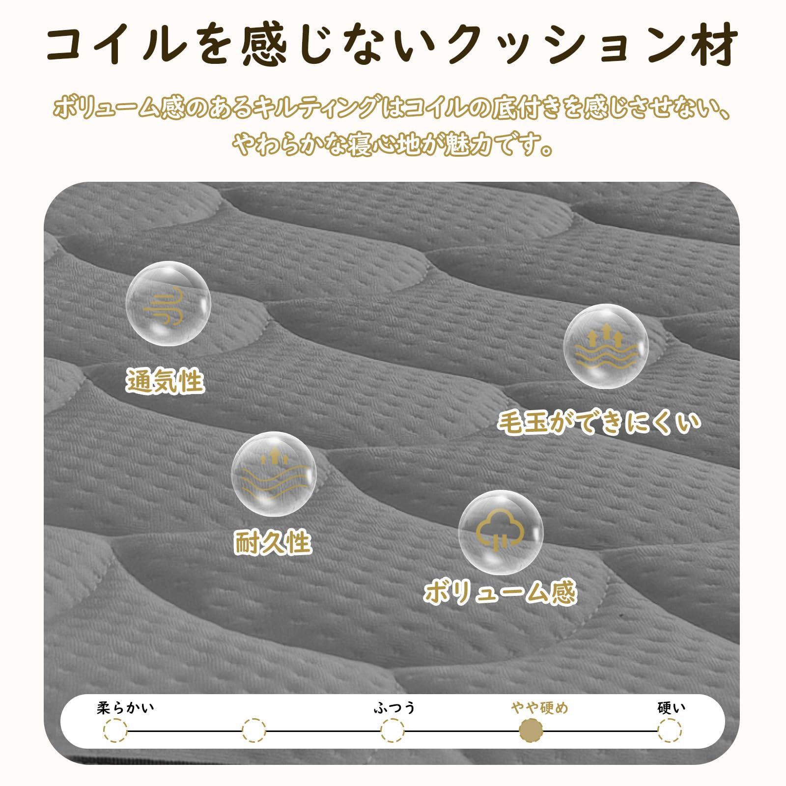 Amazon.co.jp: マットレス クイーン ポケットコイル ベットマットレス 