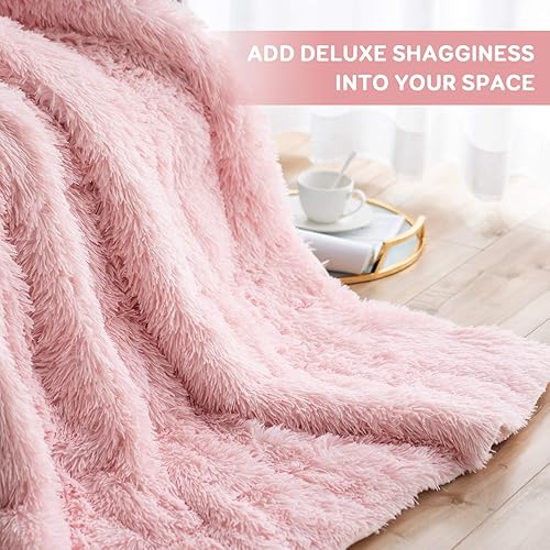 Vista 33 de Wemore manta peluda de piel sintética