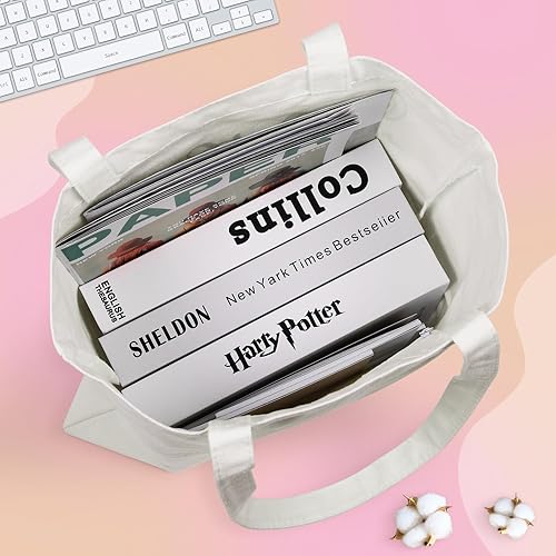 Miniatura 6 de Louise Maelys Bonita bolsa de lona para mujer, bolsas de compras estéticas, con patrón de gatos negros, bolsas reutilizables para comestibles,