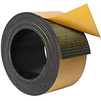 Vista 19 de DGSL Hoja de goma de neopreno autoadhesiva, 1 pulgada de ancho x 1/8 pulgadas de grosor x 10 pies de largo, hojas de goma sólida, rollos y tiras