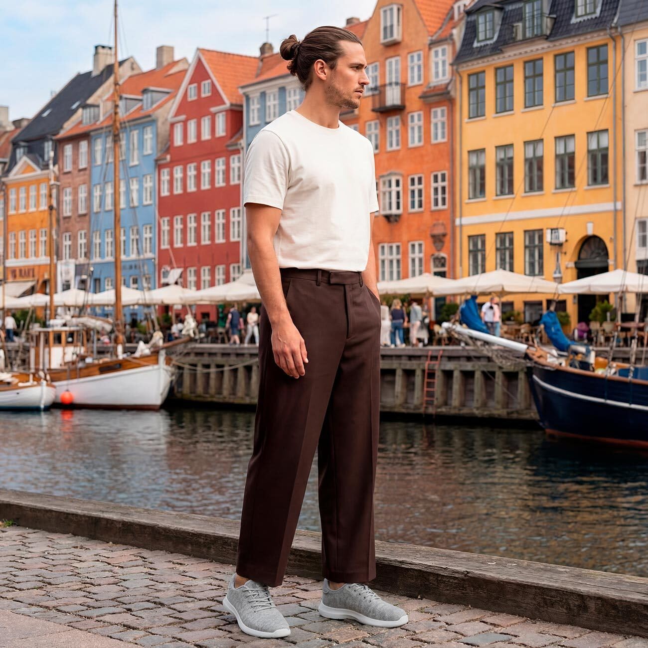 Giesswein Merino Wool Knit Men - Atmungsaktiver Merino Sneaker 3D-Strick | Waschbarer Herren Freizeitschuh mit Merino-Wechselfußbett & EVA-Sohle – Weite G mit Dehnzonen, auch barfuß angenehm trocken