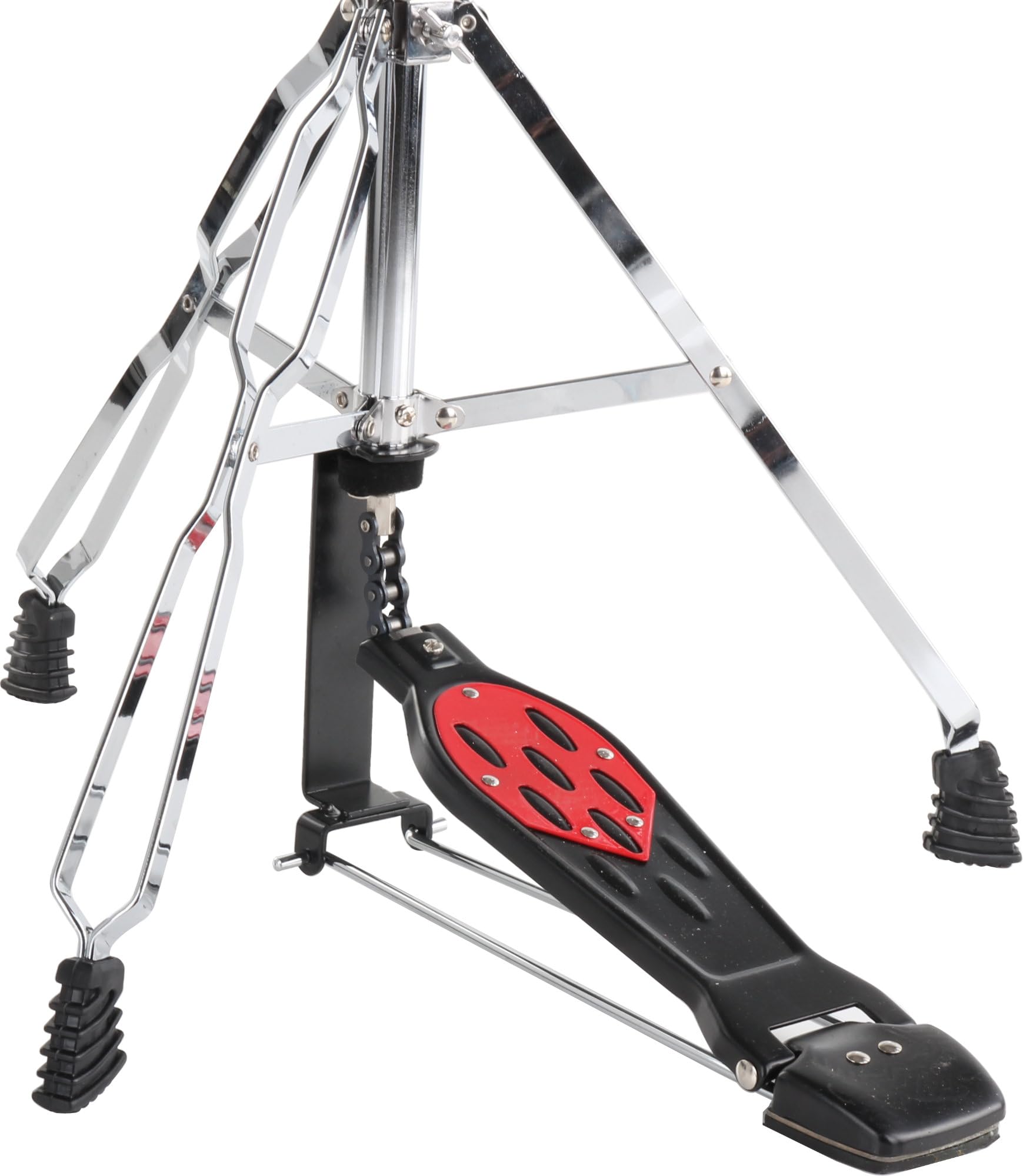 XDrum Semi 22, Batería, Hardware de 5 piezas y doble soporte:, 16" TT | Soporte de caja, pedal y hi-hat (ambos con cadena), soportes de platillos de doble soporte, banqueta ajustable en altura