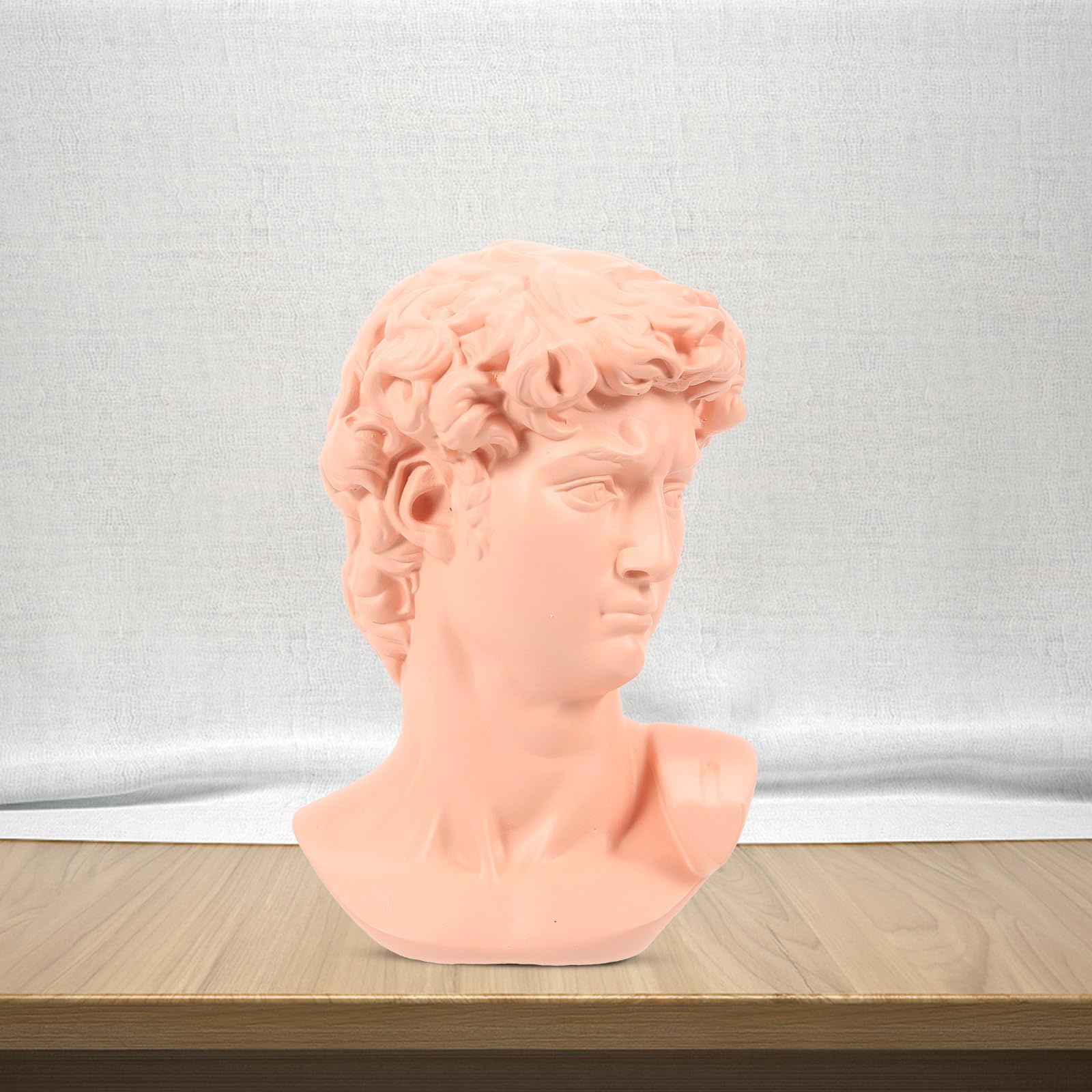 BESPORTBLE 3 Piezas Estatua de Resina David Cabeza Rosa para Oficina y