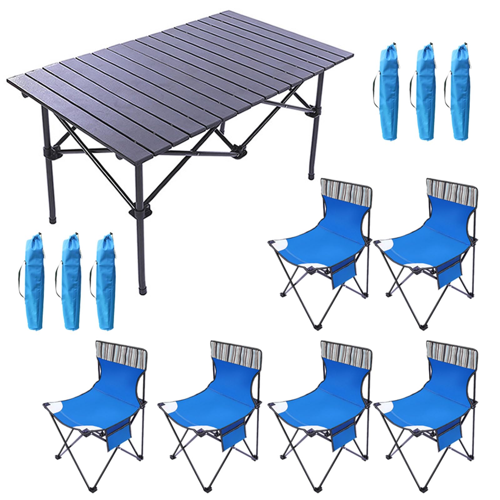Chaises de camping pliantes pour 6 personnes : fini le manque de sièges