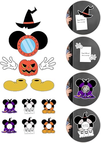 Miniatura 6 de 13 imanes de Halloween para puerta de crucero, diseño de calabaza, fantasma, sombrero de bruja para decoración de Halloween, refrigerador,