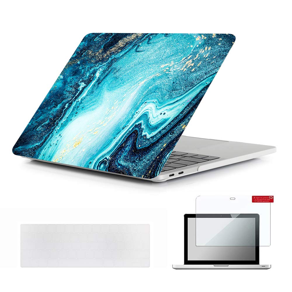 Se7enline Compatible with 13.6 MacBook Air Case M2 M3/M4 2022-2025 for Mac Air 13.6-inch A2681/A3113/A3240 Laptop Hard Shell Case with Keyboard Protective Cover & Trackpad Protector, Colorful Floret — view 89
