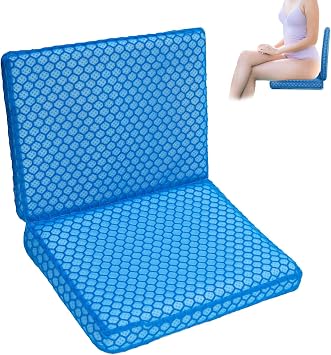 Hot Tub Booster Seat for Adults - Foldable Hot Tubs SPA Cushion, Weighted Hot Tub Seats Chairs for Inflatable Hot Tub Bathtub Blue-1 Pack