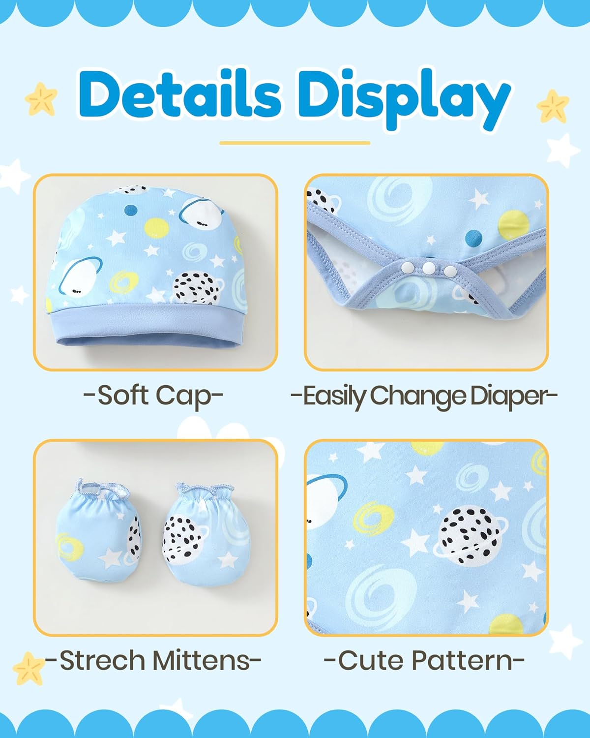 NZRVAWS Newborn Baby Boy Girl Clothes Unisex Preemie Infant Must Have Pants Set Outfits 0-18 Months 20 Pcs Essentials Gift - Image 4